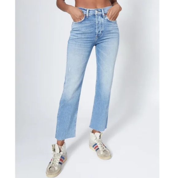 RE/DONE 70s stove pipe jeans in light stone - Picture 11 of 11